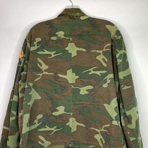 Vintage Kmart Camo Long Sleeve Button Up Field Shirt Size XL - Picture 5 of 10